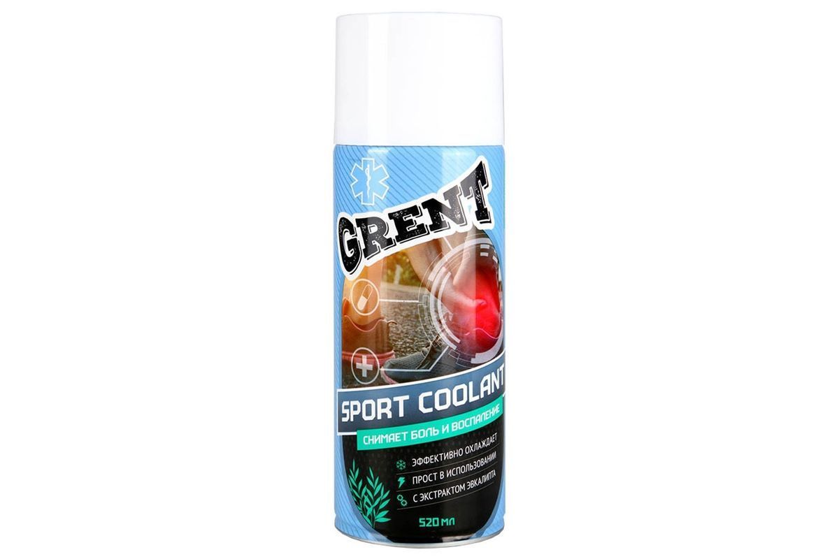 Спрей охлаждающий (с эвкалиптом) GRENT COOLANT SPRAY, 520мл Спрей охлаждающий (с эвкалиптом) GRENT COOLANT SPRAY, 520мл