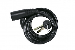 Замок противоугонный GK-102.104 8*180cm(72"), трос 8мм,в оплетке,2 ключа