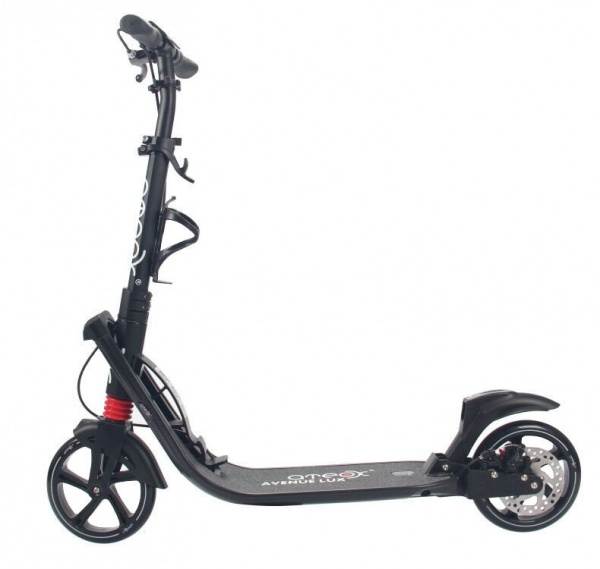 Самокат для взрослых Аteox AVENUE LUX с ручным дисковым тормозом (Черный), Цвет Белый