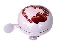 Звонок "Сердечки" диаметр 58мм, алюминий YL 068